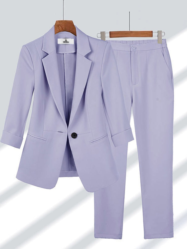 Exporse™ Women's Slim-Fit Professional Suit Set