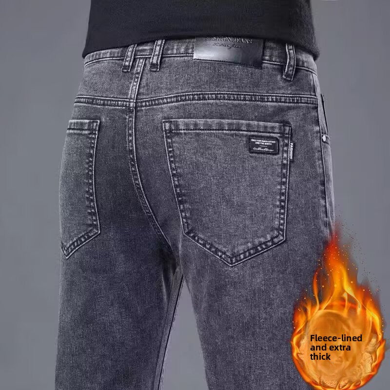Exporse™ Men's jeans with fleece lining