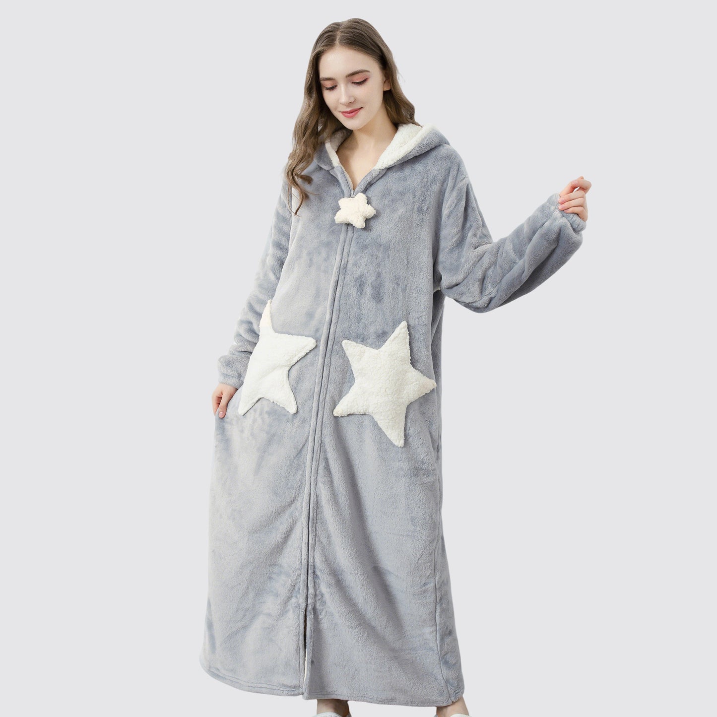 Exporse™ womens nightgown hoodie