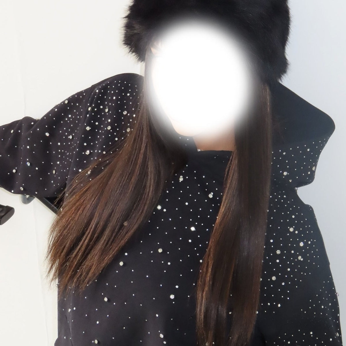 Exporse™ Gothic Rhinestone Hooded Sweatshirt