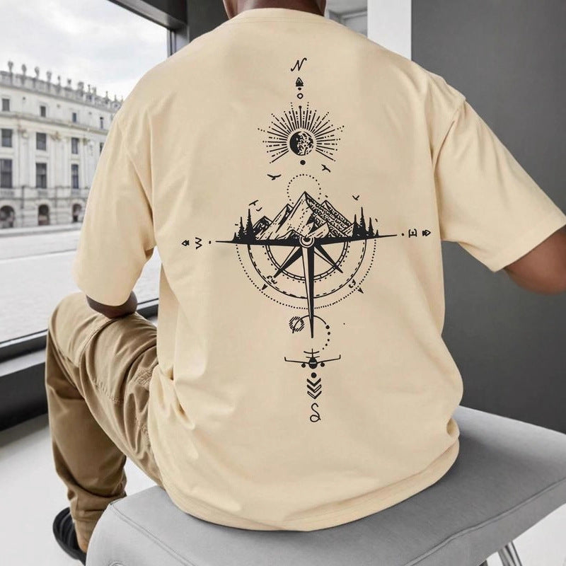 Exporse™ Printed casual letter jersey