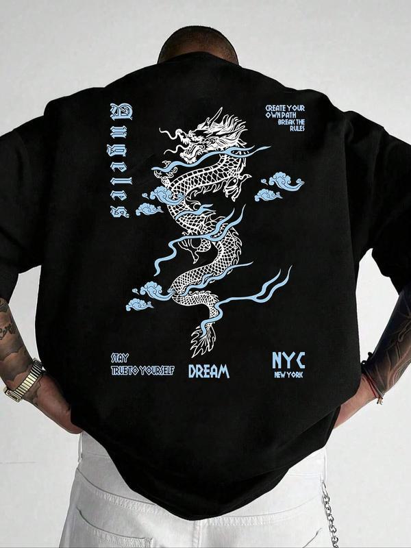 Exporse™ Printed casual letter jersey