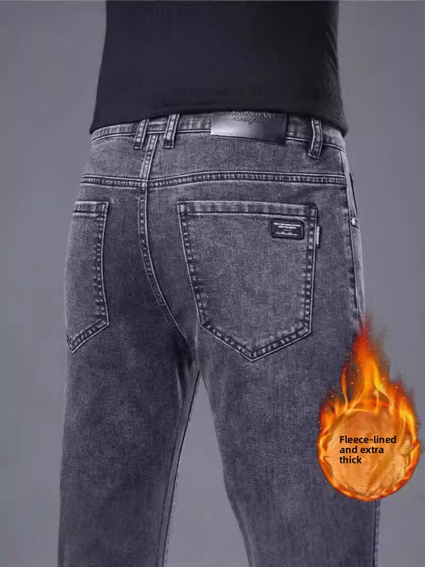 Exporse™ Men's jeans with fleece lining