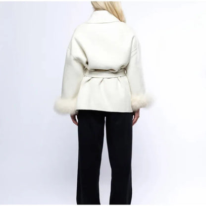 Exporse™ Lapel Belt Sleeve Jacket Coat