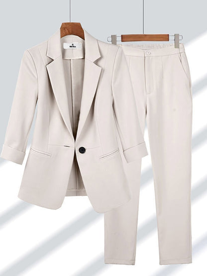 Exporse™ Women's Slim-Fit Professional Suit Set