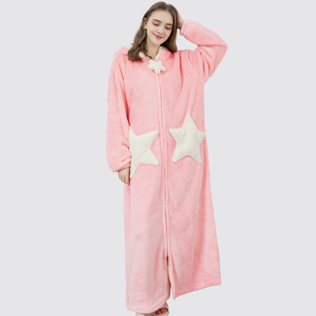 Exporse™ womens nightgown hoodie