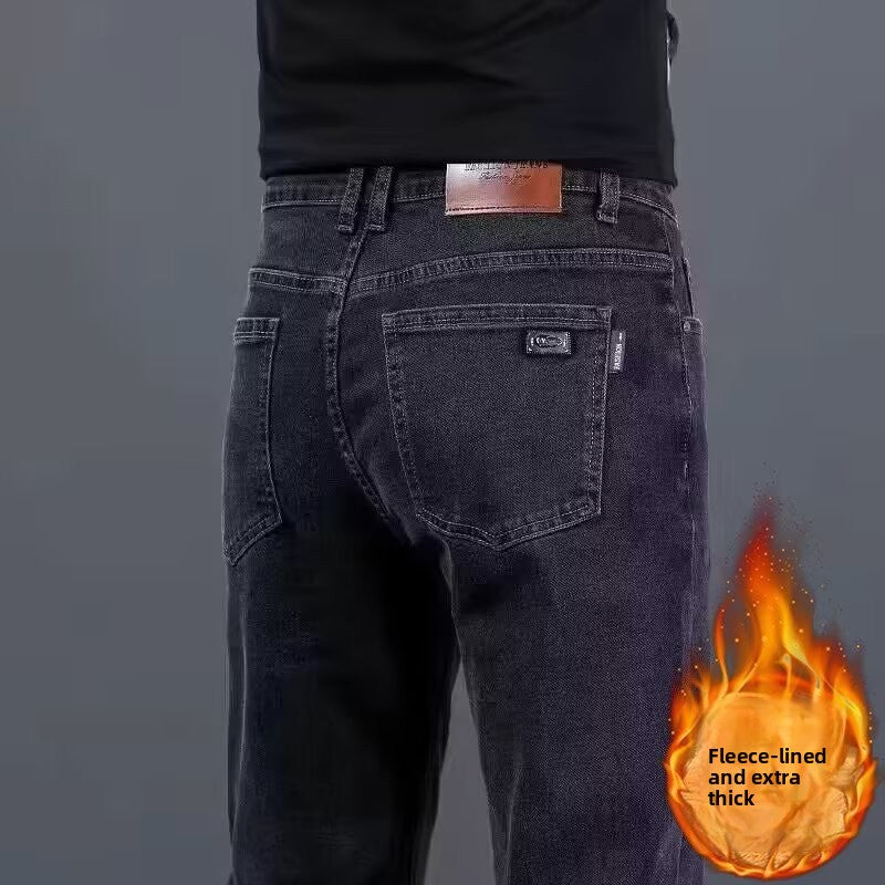 Exporse™ Men's jeans with fleece lining