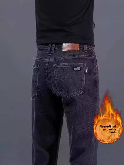 Exporse™ Men's jeans with fleece lining